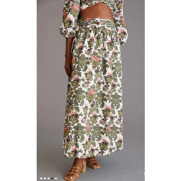 NEW! Anthropologie Forever That Girl Printed Skirt Set - Picture 4 of 14